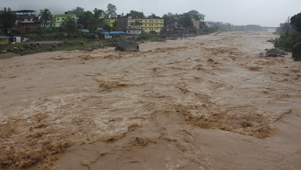 भोलि र पर्सि नदीहरूमा बाढीको जोखिम
